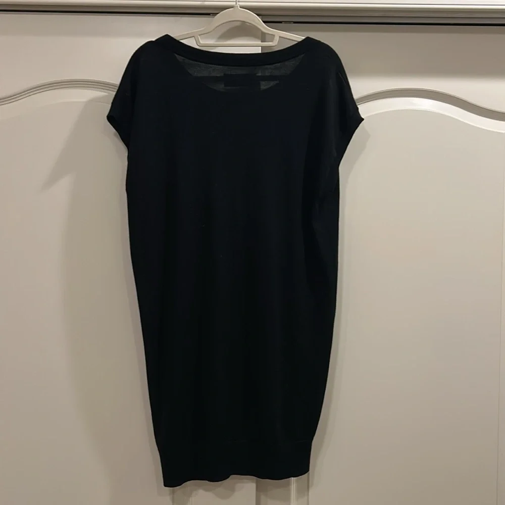 Zadig & Voltaire Deluxe Black Silk and Cashmere Dress - Picture 5 of 7